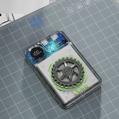 Dudao K24 Fast Charge 22.5W Power Bank 10000mAh - външна батерия 22.5W с USB и USB-C изходи и с технология за бързо зареждане (тъмносив) 7