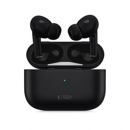 Tech-Protect Ultraboost Pro TWS Bluetooth Earphones - безжични блутут слушалки с MagSafe кейс за безжично зареждане (черен) 2