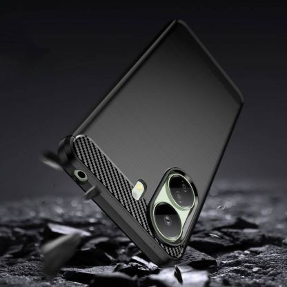 Tech-Protect Carbon Flexible TPU Case  - тънък силиконов (TPU) калъф за Xiaomi Redmi 13C, Xiaomi Poco C65 (черен) 5