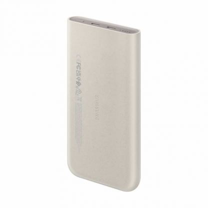 Samsung Power Bank 10000 mAh 25W EB-U2510XUEGEU - външна батерия с 2xUSB-C порта и Qi технология за безжично зареждане (бежов) 4