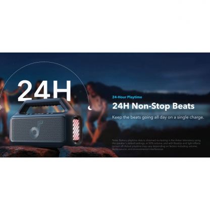 Anker Boom 2 SoundCore Motion Bluetooth Speaker 80W, IPX7 - безжичен блутут спийкър за мобилни устройства (черен) 15