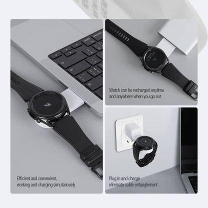 Nillkin Magnetic Power Charger With USB-C for Samsung Galaxy Watch - док за зареждане на Samsung Galaxy Watch (бял)  7