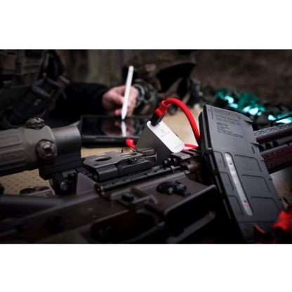 Tactical EDC Brick Power Bank 9600 mAh 22.5W - външна батерия с USB-A и USB-C портове с технология за бързо зареждане (сребрист) 6