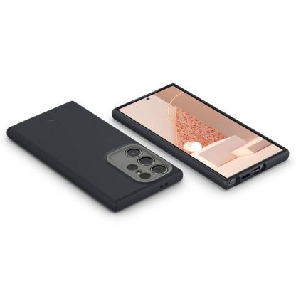 Spigen Caseology Nano Pop Case - силиконов (TPU) калъф с висока степен на защита за Samsung Galaxy S24 Ultra (черен) 9