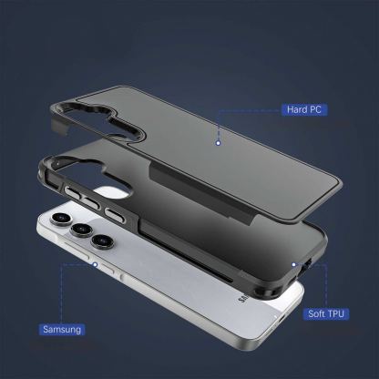 4smarts Defend Case - хибриден удароустойчив кейс за Samsung Galaxy A55 (черен) 7