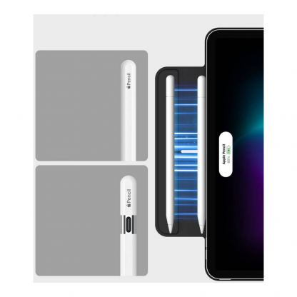 ESR Rebound Magnetic Case - магнитен полиуретанов калъф с поставка за iPad Pro 13 (2024) (черен) 4