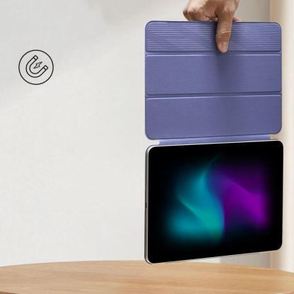 ESR Rebound Magnetic Case - магнитен полиуретанов калъф с поставка за iPad Pro 11 (2024) (лилав) 3