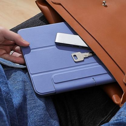 ESR Rebound Magnetic Case - магнитен полиуретанов калъф с поставка за iPad Pro 11 (2024) (лилав) 6