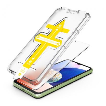 Mobile Origin Screen Guard Tempered Glass - калено стъклено защитно покритие за дисплея на Samsung Galaxy A15 (прозрачен) 4