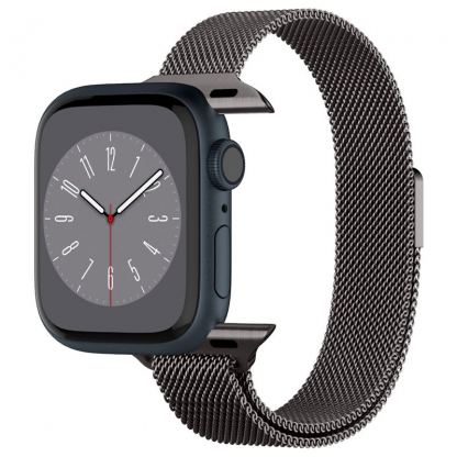 Spigen Metal Fit Band - стоманена каишка за Apple Watch 42мм, 44мм, 45мм, 46мм, Ultra 49мм (сив) 2