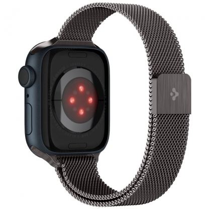 Spigen Metal Fit Band - стоманена каишка за Apple Watch 42мм, 44мм, 45мм, 46мм, Ultra 49мм (сив) 3