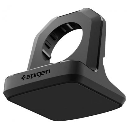 Spigen Rugged Armor Stand - силиконова поставка за Apple Watch (всички модели) (черен) 7