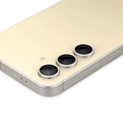 Spigen Glas.tR EZ Fit Optik Pro Lens Protector 2 Pack - 2 комплекта предпазни стъклени лещи за камерата на Samsung Galaxy S24 (жълт) 5