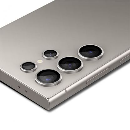 Spigen Glas.tR EZ Fit Optik Pro Lens Protector 2 Pack - 2 комплекта предпазни стъклени лещи за камерата на Samsung Galaxy S24 Ultra (сив) 4