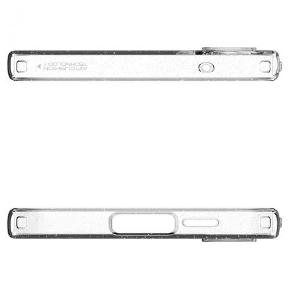 Spigen Liquid Crystal Glitter Case - тънък силиконов (TPU) калъф за Samsung Galaxy A55 (прозрачен) 6