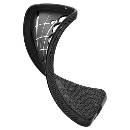 Spigen Liquid Air Case - силиконов (TPU) калъф с висока степен на защита за Samsung Galaxy A55 (черен) 6