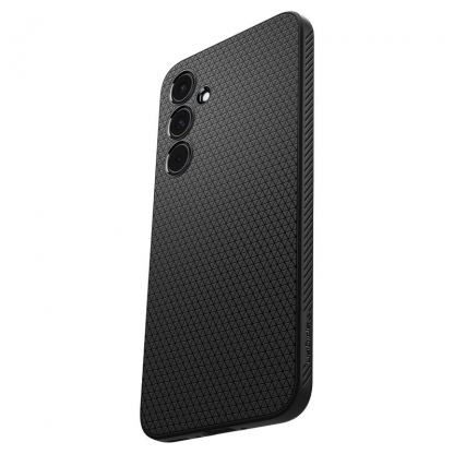 Spigen Liquid Air Case - силиконов (TPU) калъф с висока степен на защита за Samsung Galaxy A55 (черен) 10