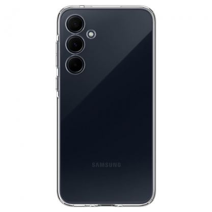 Spigen Crystal Flex Case - тънък качествен силиконов (TPU) калъф за Samsung Galaxy A35 (прозрачен)  2