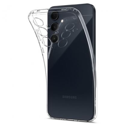 Spigen Crystal Flex Case - тънък качествен силиконов (TPU) калъф за Samsung Galaxy A35 (прозрачен)  5