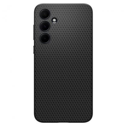 Spigen Liquid Air Case - силиконов (TPU) калъф с висока степен на защита за Samsung Galaxy A35 (черен) 2