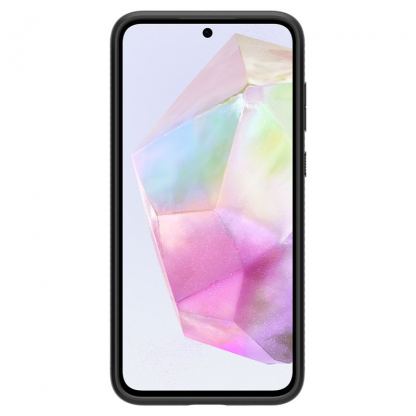 Spigen Liquid Air Case - силиконов (TPU) калъф с висока степен на защита за Samsung Galaxy A35 (черен) 3