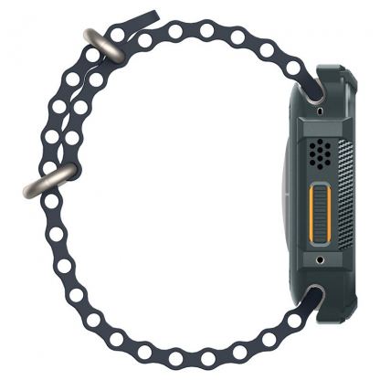 Spigen Rugged Armor Case - удароустойчив TPU кейс за Apple Watch Ultra 49мм (тъмносив) 6