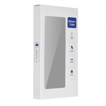 Techsuit Power Pro Battery Case 6000mAh - кейс с вградена батерия за iPhone 14 Plus (черен) 6
