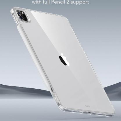 ESR Classic Hybrid Case - удароустойчив хибриден кейс за iPad Pro 11 (2024) (прозрачен) 2