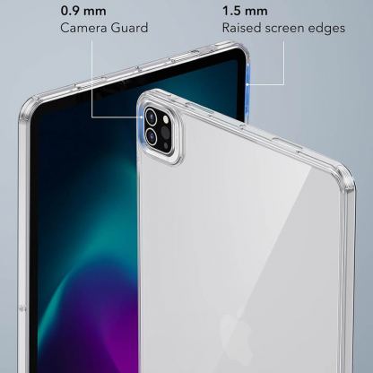 ESR Classic Hybrid Case - удароустойчив хибриден кейс за iPad Pro 13 (2024) (прозрачен) 4