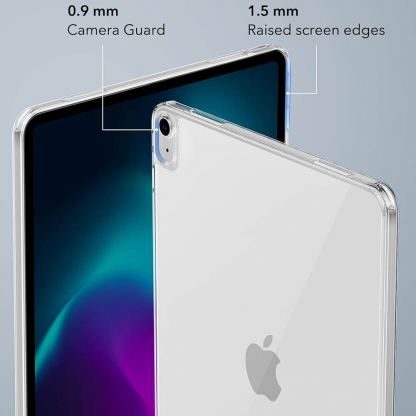 ESR Classic Hybrid Case - удароустойчив хибриден кейс за iPad Air 13 (2024) (прозрачен) 4