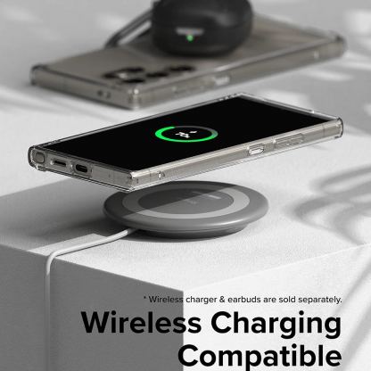 Ringke Fusion Case - хибриден удароустойчив кейс за Samsung Galaxy S24 Ultra (прозрачен-мат) 3