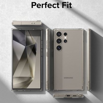 Ringke Fusion Case - хибриден удароустойчив кейс за Samsung Galaxy S24 Ultra (прозрачен-мат) 7