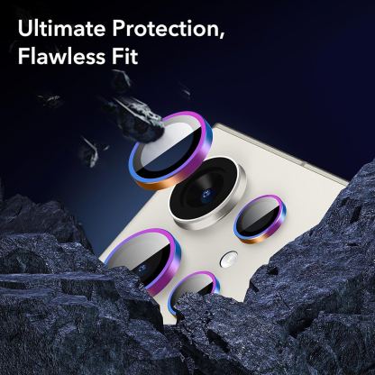 ESR Tempered Glass Camera Lens Protector - предпазни стъклени лещи за камерата на Samsung Galaxy S24 Ultra (хамелеон)  5