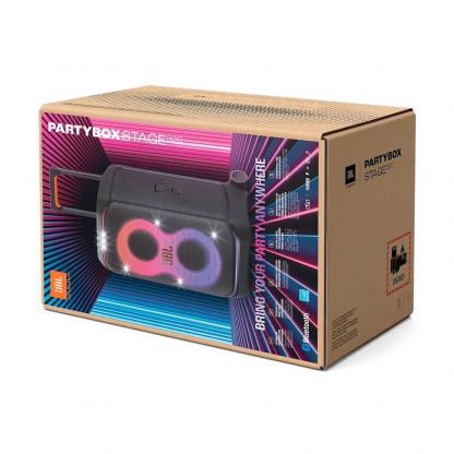 JBL PartyBox Stage 320 - безжичен Bluetooth спийкър със светлинни ефекти (черен) 14