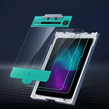 ESR Tempered Glass Screen Protector Set - комплект 2 броя калени стъклени защитни покрития за дисплея на iPad Pro 13 (2024) (прозрачен) 5