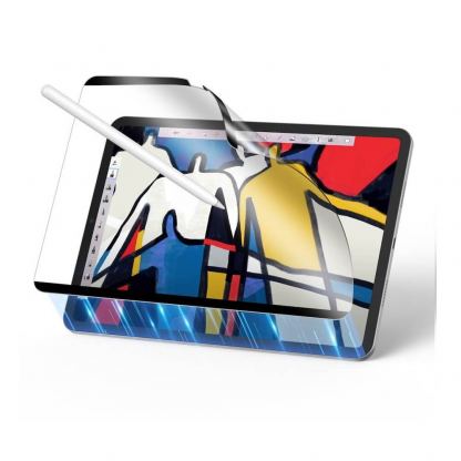 ESR Paper Feel Magnetic Screen Protector - магнитно защитно покритие (подходящо за рисуване) за дисплея на iPad Pro 11 (2024) (прозрачен-мат)  2