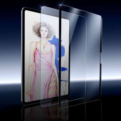 ESR Paper Feel Magnetic Screen Protector - магнитно защитно покритие (подходящо за рисуване) за дисплея на iPad Pro 11 (2024) (прозрачен-мат)  6