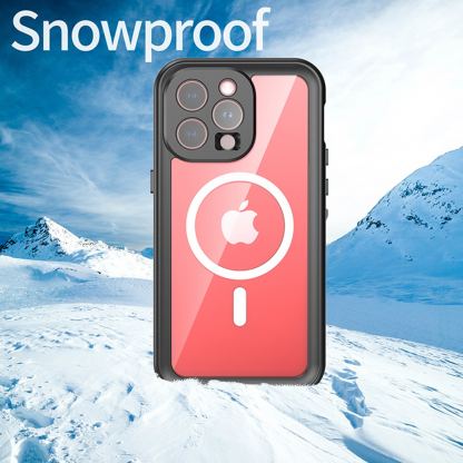 Techsuit ShellBox IP68 Waterproof MagSafe Case - ударо и водоустойчив кейс с MagSafe за iPhone 15 Pro Max (черен)  6