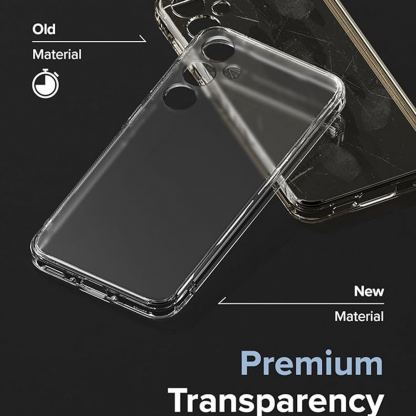 Ringke Fusion Matte Case - хибриден удароустойчив кейс за Samsung Galaxy A35 5G (прозрачен-мат) 3