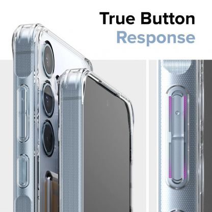 Ringke Fusion Card Case - хибриден удароустойчив кейс с джоб за кредитна карта за Samsung Galaxy A35 5G (прозрачен) 3