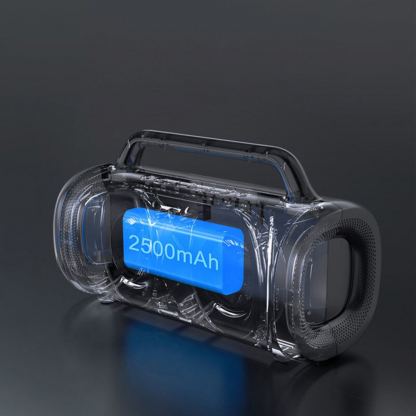 Joyroom JR-MW02 Bluetooth Speaker 2500mAh 40W - блутут спийкър със светлинни ефекти за мобилни устройства (черен) 3