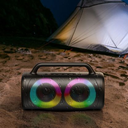 Joyroom JR-MW02 Bluetooth Speaker 2500mAh 40W - блутут спийкър със светлинни ефекти за мобилни устройства (черен) 6