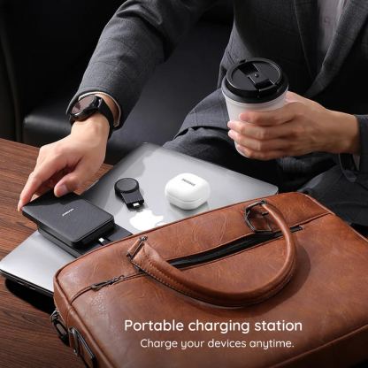 JoyRoom Samsung Galaxy USB-C 4in1 Charging Station (JR-WQS01) - сгъваема док станция за Samsung устройства с USB-C, Galaxy Watch и Galaxy Buds (черен) 5