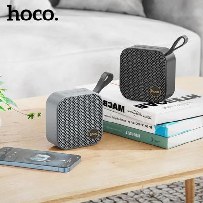 Hoco Auspicious Wireless Bluetooth Speaker 5W - портативен безжичен блутут спийкър (с карабинер) за мобилни устройства (черен) 3