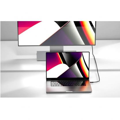 INVZI USB4 USB-C to USB-C Fast Charging Cable 240W - здрав USB4 кабел с въжена оплетка за устройства с USB-C порт (100 см) (черен) 5