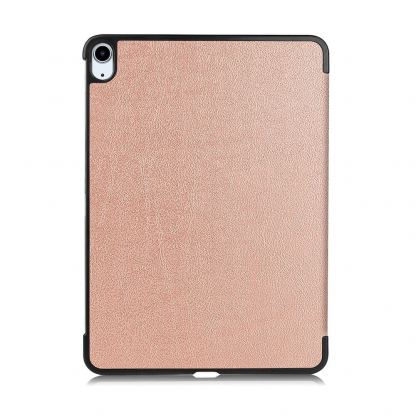 Techsuit FoldPro Leather Case - кожен кейс и поставка за iPad Air 11 (2024) (розово злато) 4