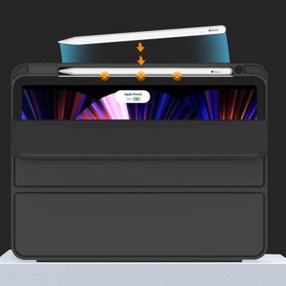 Techsuit Flex Trifold Case - термополиуретанов (TPU) кейс и поставка за iPad Pro 11 (2024) (сив) 2