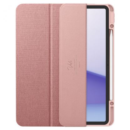 Spigen Urban Fit Case - текстилен кейс и поставка за iPad Air 13 (2024) (розово злато) 3