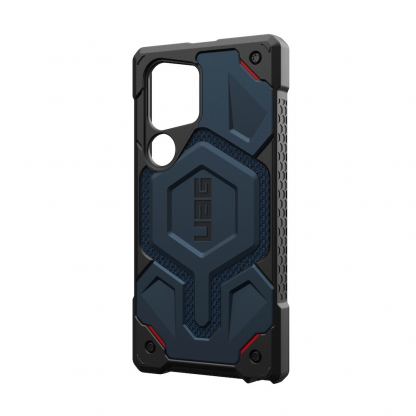 Urban Armor Gear Monarch Pro Case - удароустойчив хибриден кейс с MagSafe за Samsung Galaxy S24 Ultra (тъмносин) 2