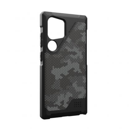 Urban Armor Gear Metropolis LT Kevlar MagSafe Case - удароустойчив хибриден кейс с MagSafe за Samsung Galaxy S24 Ultra (черен-камуфлаж) 3